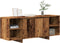 vidaXL - Tv-meubel - 130x35x50 - cm - bewerkt - hout - oud - houtkleurig