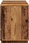 vidaXL - Tv-meubel - 130x35x50 - cm - bewerkt - hout - oud - houtkleurig