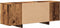 vidaXL - Tv-meubel - 130x35x50 - cm - bewerkt - hout - oud - houtkleurig