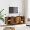 vidaXL - Tv-meubel - 130x35x50 - cm - bewerkt - hout - oud - houtkleurig