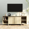 vidaXL - Tv-meubel - 130x35x50 - cm - bewerkt - hout - sonoma - eikenkleurig