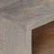 vidaXL - Tv-meubel - 130x35x51 - cm - massief - ruw - mangohout - grijs