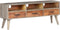 vidaXL - Tv-meubel - 130x35x51 - cm - massief - ruw - mangohout - grijs