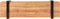 vidaXL - Tv-meubel - 130x40x40 - cm - massief - acaciahout