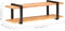 vidaXL - Tv-meubel - 130x40x40 - cm - massief - acaciahout