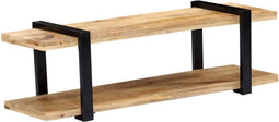 vidaXL - Tv-meubel - 130x40x40 - cm - massief - mangohout