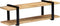 vidaXL - Tv-meubel - 130x40x40 - cm - massief - mangohout