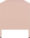 vidaXL - Tv-meubel - 135x39x43,5 - cm - koudgewalst - staal - roze