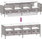 vidaXL - Tv-meubel - 135x39x43,5 - cm - koudgewalst - staal - roze