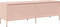 vidaXL - Tv-meubel - 135x39x43,5 - cm - koudgewalst - staal - roze