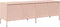 vidaXL - Tv-meubel - 135x39x43,5 - cm - koudgewalst - staal - roze