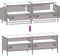vidaXL - Tv-meubel - 135x39x43,5 - cm - koudgewalst - staal - roze