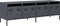 vidaXL - Tv-meubel - 135x39x43,5 - cm - koudgewalst - staal - antracietkleurig