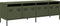 vidaXL - Tv-meubel - 135x39x43,5 - cm - koudgewalst - staal - olijfgroen