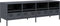 vidaXL - Tv-meubel - 135x39x43,5 - cm - koudgewalst - staal - antracietkleurig