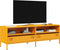 vidaXL - Tv-meubel - 135x39x43,5 - cm - koudgewalst - staal - mosterdgeel