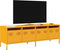 vidaXL - Tv-meubel - 135x39x43,5 - cm - koudgewalst - staal - mosterdgeel
