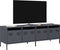 vidaXL - Tv-meubel - 135x39x43,5 - cm - koudgewalst - staal - antracietkleurig