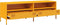 vidaXL - Tv-meubel - 135x39x43,5 - cm - koudgewalst - staal - mosterdgeel