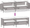 vidaXL - Tv-meubel - 135x39x43,5 - cm - koudgewalst - staal - mosterdgeel