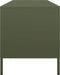 vidaXL - Tv-meubel - 135x39x43,5 - cm - koudgewalst - staal - olijfgroen