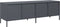 vidaXL - Tv-meubel - 135x39x43,5 - cm - koudgewalst - staal - antracietkleurig