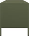 vidaXL - Tv-meubel - 135x39x43,5 - cm - koudgewalst - staal - olijfgroen