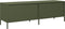 vidaXL - Tv-meubel - 135x39x43,5 - cm - koudgewalst - staal - olijfgroen