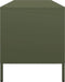 vidaXL - Tv-meubel - 135x39x43,5 - cm - koudgewalst - staal - olijfgroen