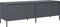 vidaXL - Tv-meubel - 135x39x43,5 - cm - koudgewalst - staal - antracietkleurig