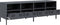 vidaXL - Tv-meubel - 135x39x43,5 - cm - koudgewalst - staal - antracietkleurig