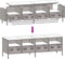 vidaXL - Tv-meubel - 135x39x43,5 - cm - koudgewalst - staal - antracietkleurig