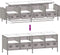 vidaXL - Tv-meubel - 135x39x43,5 - cm - koudgewalst - staal - olijfgroen