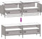 vidaXL - Tv-meubel - 135x39x43,5 - cm - koudgewalst - staal - antracietkleurig