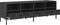 vidaXL - Tv-meubel - 135x39x43,5 - cm - koudgewalst - staal - zwart