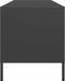 vidaXL - Tv-meubel - 135x39x43,5 - cm - koudgewalst - staal - zwart