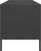 vidaXL - Tv-meubel - 135x39x43,5 - cm - koudgewalst - staal - zwart