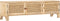 vidaXL - Tv-meubel - 140x30x40 - cm - massief - mangohout - en - natuurlijk - riet