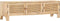 vidaXL - Tv-meubel - 140x30x40 - cm - massief - mangohout - en - natuurlijk - riet