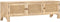 vidaXL - Tv-meubel - 140x30x40 - cm - massief - mangohout - en - natuurlijk - riet
