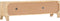 vidaXL - Tv-meubel - 140x30x40 - cm - massief - mangohout - en - natuurlijk - riet