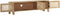 vidaXL - Tv-meubel - 140x30x40 - cm - massief - mangohout - en - natuurlijk - riet