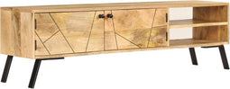 vidaXL - Tv-meubel - 140x30x40 - cm - massief - mangohout
