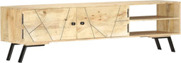 vidaXL - Tv-meubel - 140x30x40 - cm - massief - mangohout
