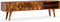 vidaXL - Tv-meubel - 140x30x40 - cm - massief - sheeshamhout