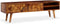 vidaXL - Tv-meubel - 140x30x40 - cm - massief - sheeshamhout