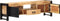 vidaXL - Tv-meubel - 140x30x40 - cm - ruw - mangohout
