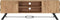 vidaXL - Tv-meubel - 140x30x45 - cm - massief - acaciahout