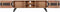 vidaXL - Tv-meubel - 140x30x45 - cm - massief - acaciahout