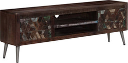 vidaXL - Tv-meubel - 140x30x45 - cm - massief - gerecycled - hout